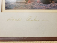 Original Photo Signed ROBERT YARNALL RICHIE «Saudi Arabia», Framed and Matted