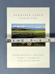 Raghubir Singh (1942-1999) Art Announcement Card – Photographs Of India