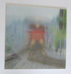 C048 Train Michael Brown CinemaGraphic Lenticular 3-D Picture Large 16×16 in.
