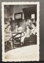 Photo inn advertising distillery Remscheid sign advertisement spirits woman man