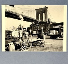 Berenice Abbott Art Photo Print Card By Fotofolio – Brooklyn Bridge, 1937