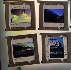 Lot Of 34 1976-79 Ships Subs Amateur 35mm Color Slides CV Ricketts FDR Carrier