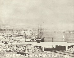 NEWPORT BEACH Tall Ship in Newport Bay Harbor VINTAGE Photo Print 979 11″ x 14″