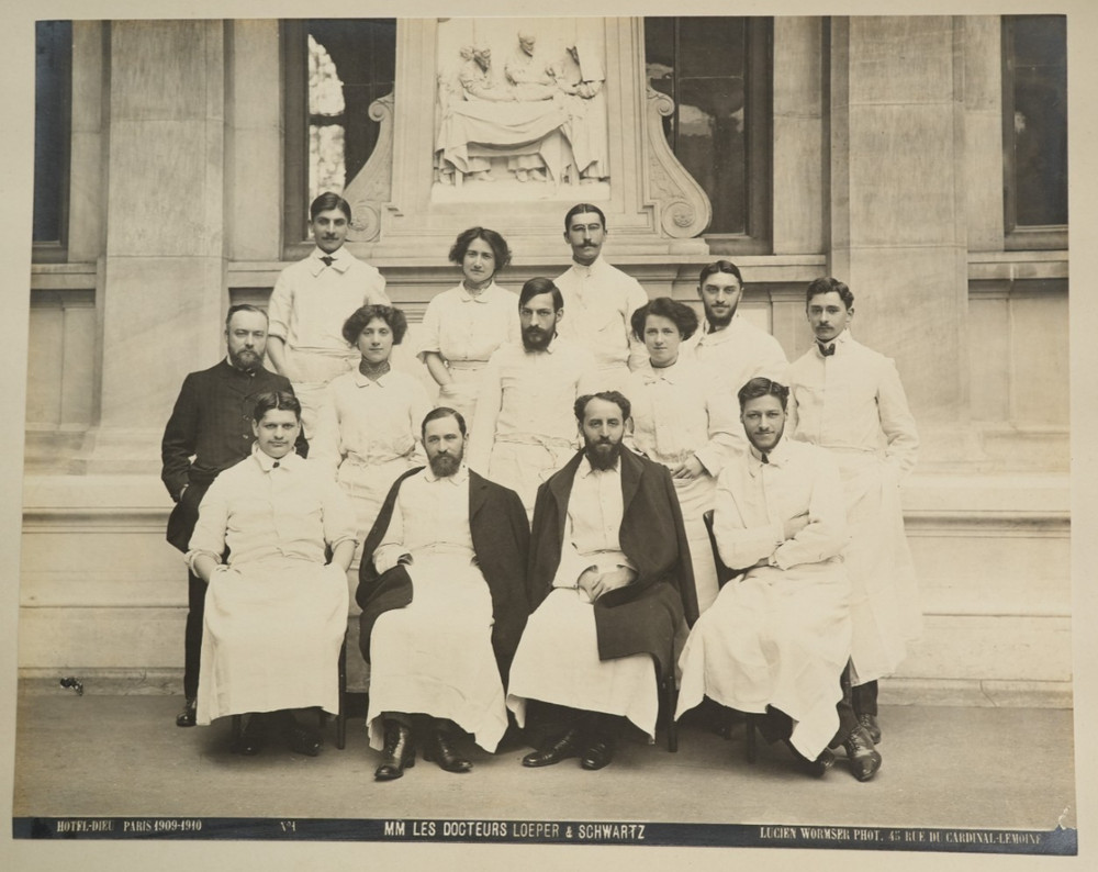Photo Print Analog France Paris Hospitals Group HOTEL DIEU 22X28Cm 1910