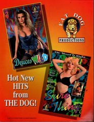 Kaitlyn Ashley REAL hand SIGNED Caged Beauty VHS ad promo slick COA RARE