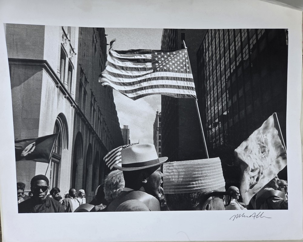 Signed Photograph By African American Photographer Jules Allen.