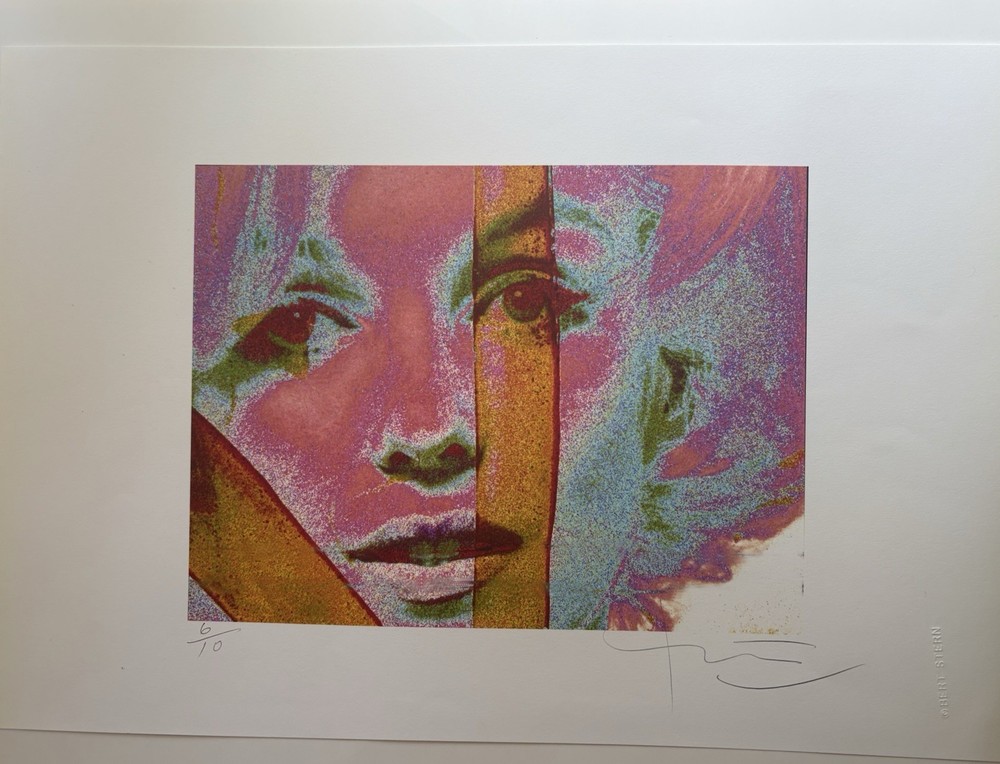 Bert Stern Marilyn Monroe “MM Portrait in Color” Limited Edition 6/10 Signed 05