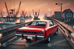 Digital Photo Background Wallpaper Vintage Retro 1970 Dodge Dart Swinger