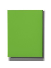 Epic Art Group Artist Stretched Bright Green Printed Canvas, 40″x54″x1.5″ Gre…