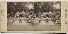 Germany Hamburg The Fountain of Ludwig 1877 Photo Stereo Vintage Album
