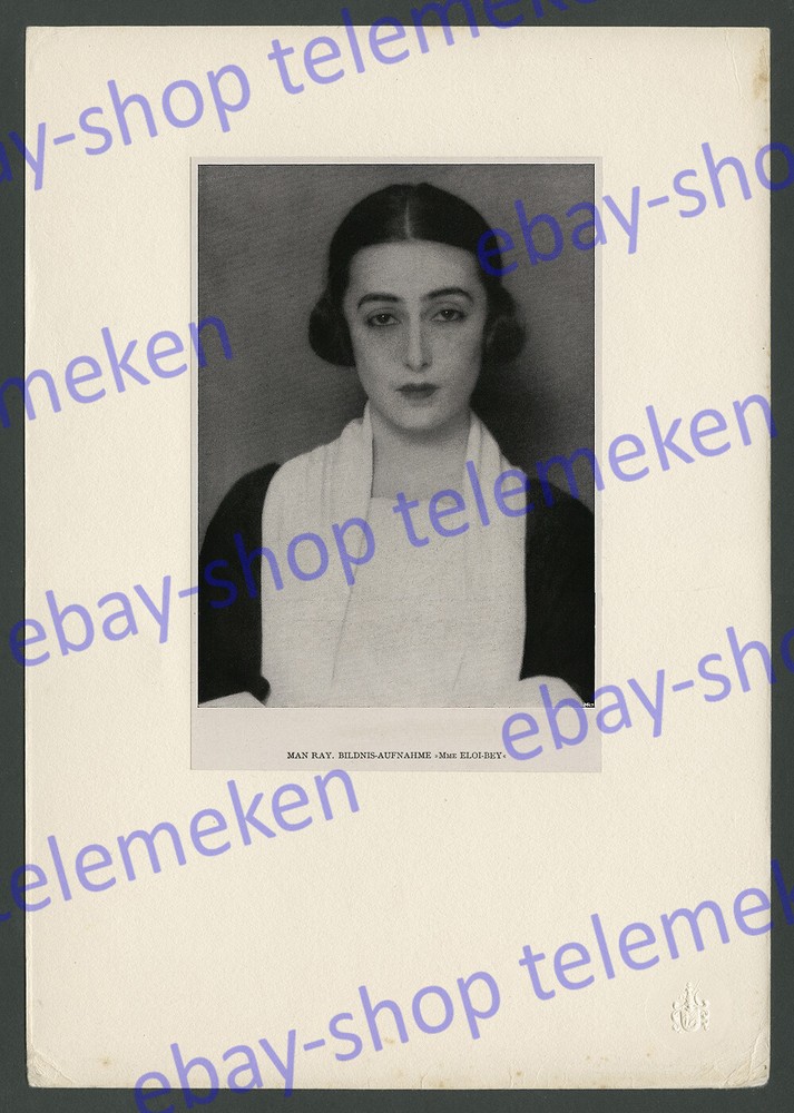 Photograph Man Ray Paris Nimet Eloui-Bey Surrealism Avant Garde Art Deco 1924