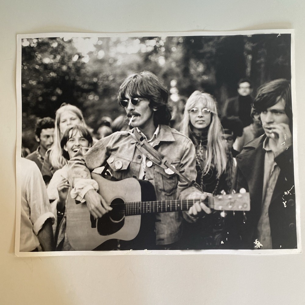 George Harrison Photograph by Grant Jacobs 1967 ORIGINAL Stamped 11 X 14” Matte