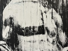 🔥 Vintage Modern Bodybuilding MUSCLE Man Photograph Painting, Lillian BASSMAN
