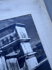 Otto John Gaul Signed Temple of the Frescoes Tulum Mexico Cyanotype Photograph