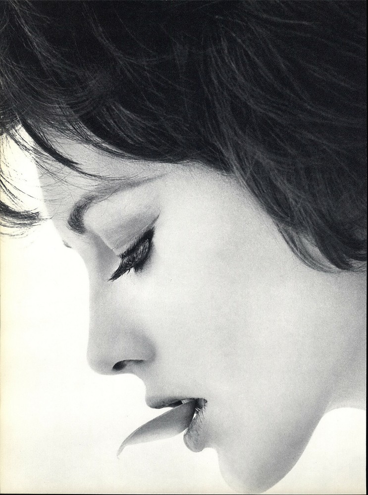 1966 Wingate Paine Female Sexy Sultry Face Art Photo Photogravure 16 X 20