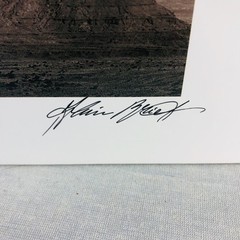 Art Photography Sepia MOONRISE PANORAMA Monument Valley Utah Alain Briot Signed