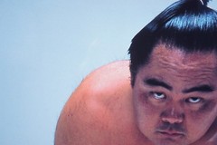 JAPANESE SUMO WRESTLER PHOTOGRAPH DIGITAL C PRINT EXTRA LARGE