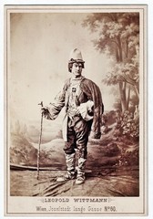 Alfons Regenspurger Opera Singer Fra Diavolo Auber Vienna Portrait Photo 1870