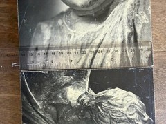 2 Black And White Vintage Gregory Hein Wall Art, Laughing Boy, The Jockey