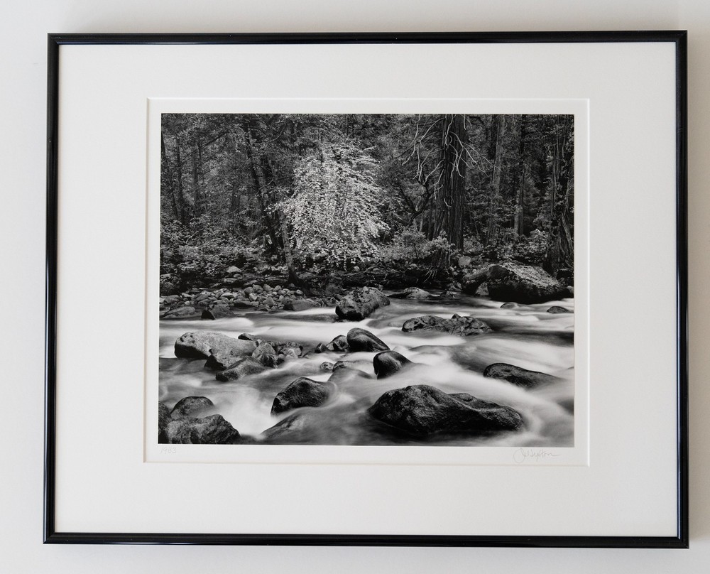 «Merced River» Original JOHN SEXTON Signed Photograph 11×14/ 16×20 Framed