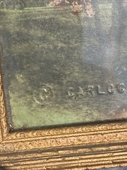 Royal Carlock / Washington Monument, Washington D.C. (hand painted photo)