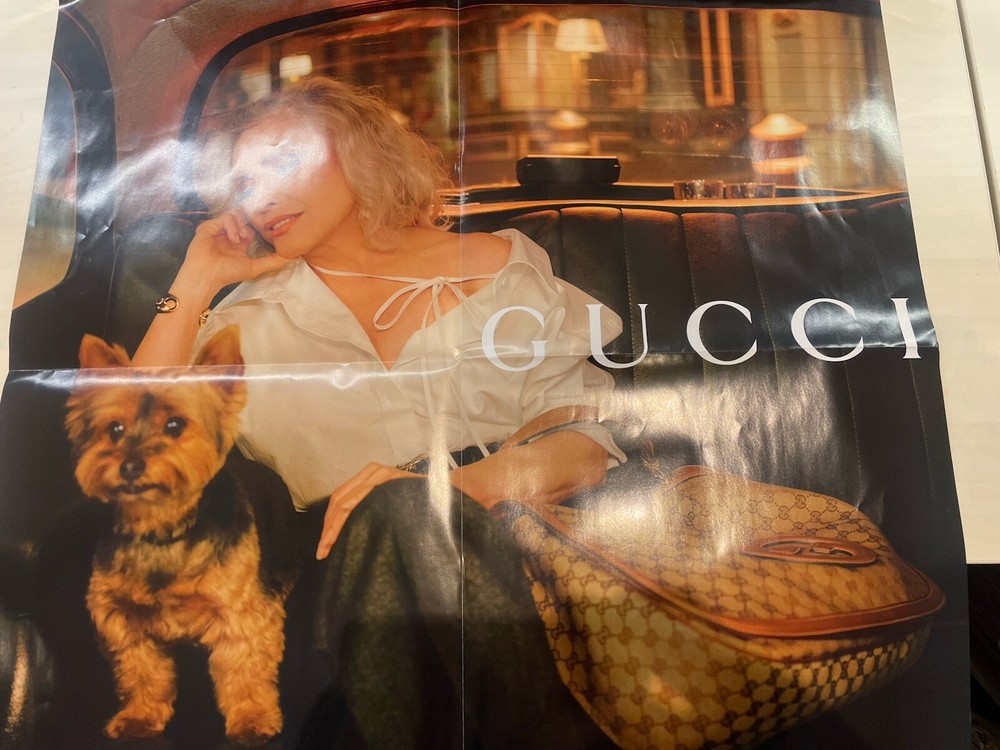 NAN GOLDIN Debbie Harry GUCCI BLONDIE ad poster LARGE Photography Fan RARE