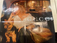 NAN GOLDIN Debbie Harry GUCCI BLONDIE ad poster LARGE Photography Fan RARE