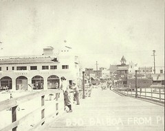 NEWPORT BEACH Balboa Inn Hotel Pavilion Pier VINTAGE Photo Print 1453 11″ x 14″