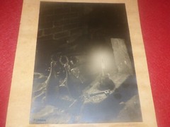 PIERRE JAHAN / CAVE BOUTEILLES CLE BOUGIE ORIGINAL SIGNED ARGENTIC PHOTO Ca 1940