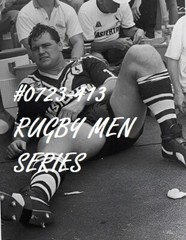MALE PORTRAIT #0723-413-ATHLETES SERIES – RUGBY MAN 1988-free shipping in usa