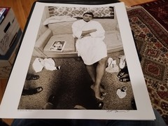 Muhammad Ali #1/25 Signed Print by Jan Faul Ali Briefs the Press Museum Quality