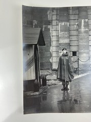 Vintage Large Black & White Photograph Photography Print Sentinel Guard Watchman