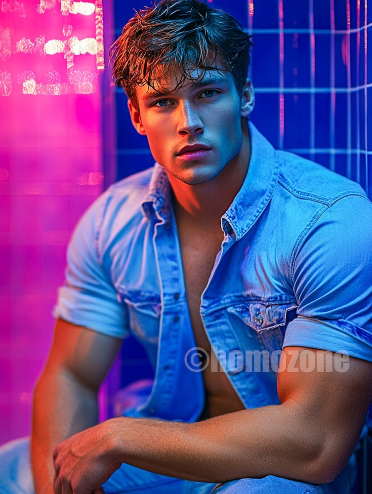 Majestic Male Photograph, Beefcake Excellence, 4×6 Glossy Print – Original Art