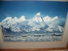 Dan & Cindy Hartman-Ltd. Ed. Photo 26/100, «Teton Mnt. Range» Wintertime, Signed