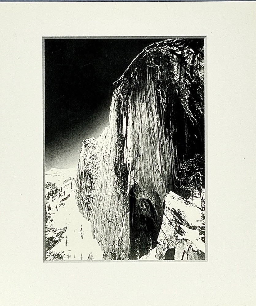 Ansel Adams Gallery Show Announcement Card – Monolith Half-Dome Yosemite Valley