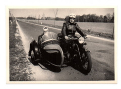 Photo EMW Motorcycle Vintage Motorcycle with Sidecar 1968 New Care behind Deschka