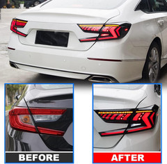 LED Taillight Assembly for 10Th Gen Honda Accord 2018 2019 2020 2021 2022 Smoke