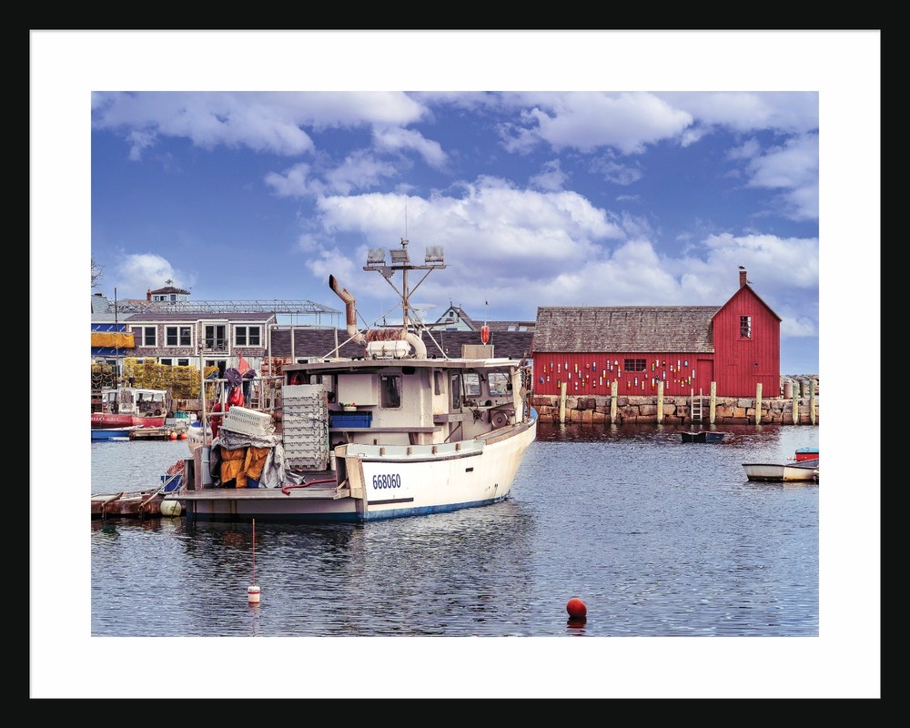 Motif #1 Rockport Massachusetts 16×20 Framed and Matted Photograph