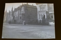 Great old negative – buildings unknown to me – location 1900-1920