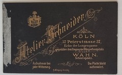 Great CDV Photo – German Soldier in Full Equipment & Rifle Cologne Circa 1900