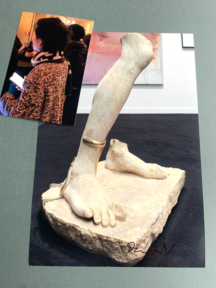 DANH VO contemporary artist in-person 2023 signed autograph 8×12 photo VERY RARE