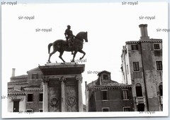 Venice 1937 – Equestrian Statue Bartolomeo Colleoni – Italy 1930s – Photo 9x6cm