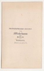 CdV photo lady crinoline magnificent dress around 1865 Winkelmann Berlin Teplitz (f1989