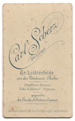 Photography Carl Scherz, size Lichterfelde, Steglitzer Straße, boy with riding crop