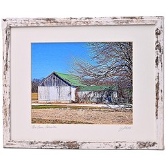SCHELL Original Vintage Signed Long Island NY Barn Landscape Portrait Photograph