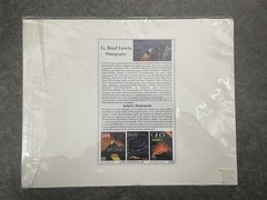 Volcano Explosion Picture Shot Signed By G. Brad Lewis