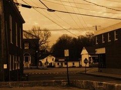 S-N-11 Ghost Town Photo (3 Monochromatic Shades, 3 Sizes Available)