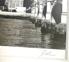 Jesse Kalisher Signed Big Ben Black White Photograph Framed Signed #2101