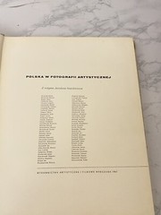 Polska W Fotografii Artystycznej [Poland in Photographs],Warszaw,1967