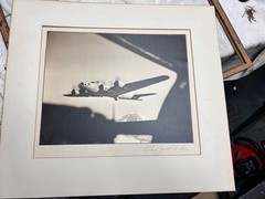WWII WW2 Unpublished Photo B17 Bomber Photographer Robert Yarnall Richie Signed